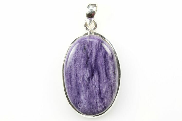 Siberian Charoite Pendant (Necklace) - Sterling Silver #211860